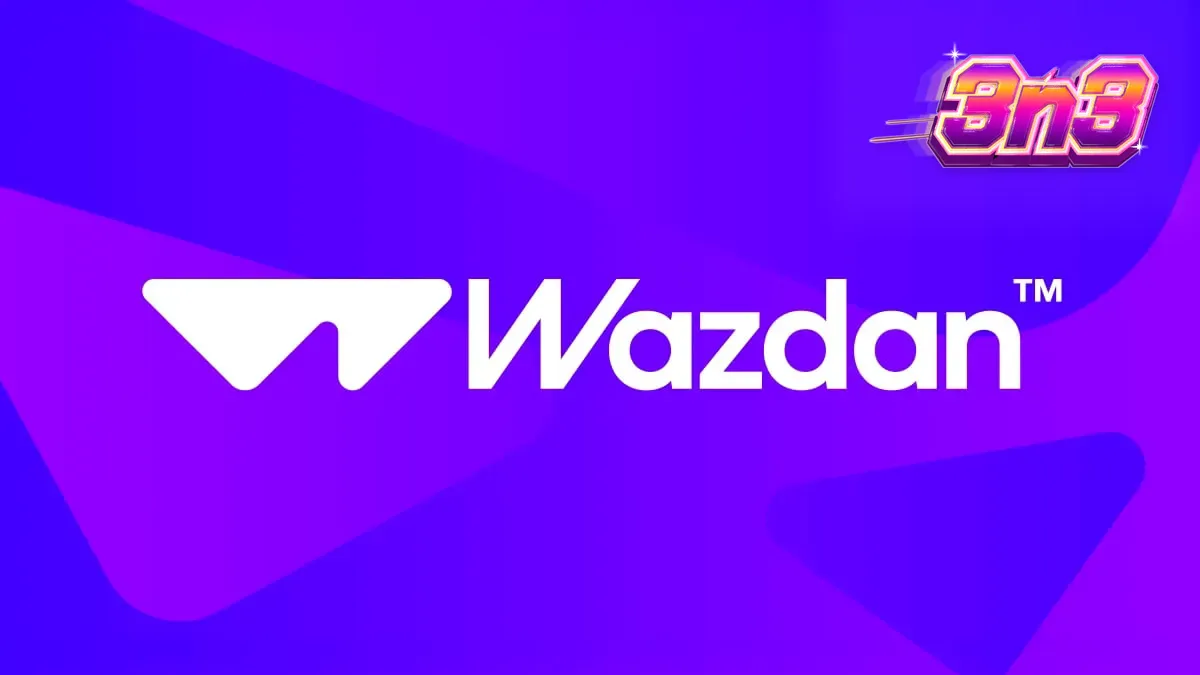 Interface de jogo de slot da Wazdan com elementos de promoção de rede